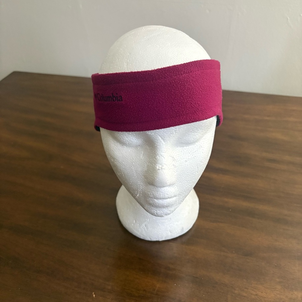 Columbia Pink Fleece Headband Warm ear warmer sporty fall running